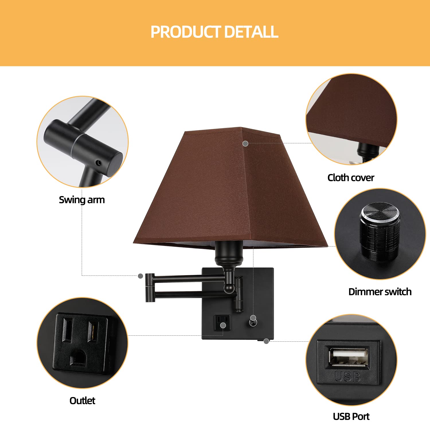 Swing Arm Wall Lamp - From Where - 