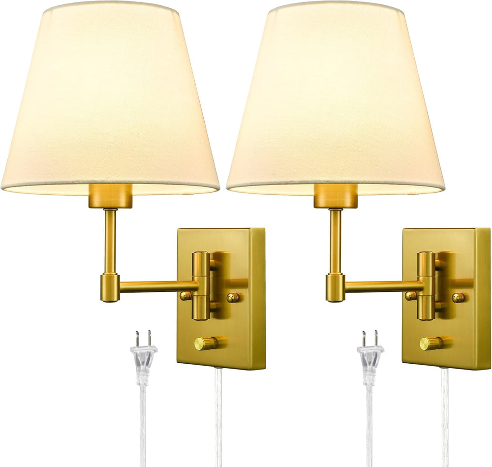 Swing Arm Wall Lamp (Set of 2) - From Where Finds -
