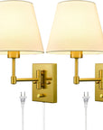 Swing Arm Wall Lamp (Set of 2) - From Where Finds -