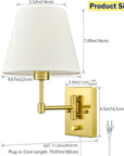 Swing Arm Wall Lamp (Set of 2) - From Where Finds -