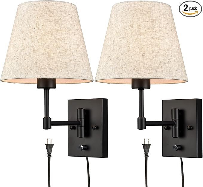 Swing Arm Wall Lamp (Set of 2) - From Where Finds -