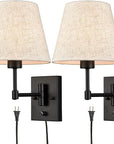 Swing Arm Wall Lamp (Set of 2) - From Where Finds -