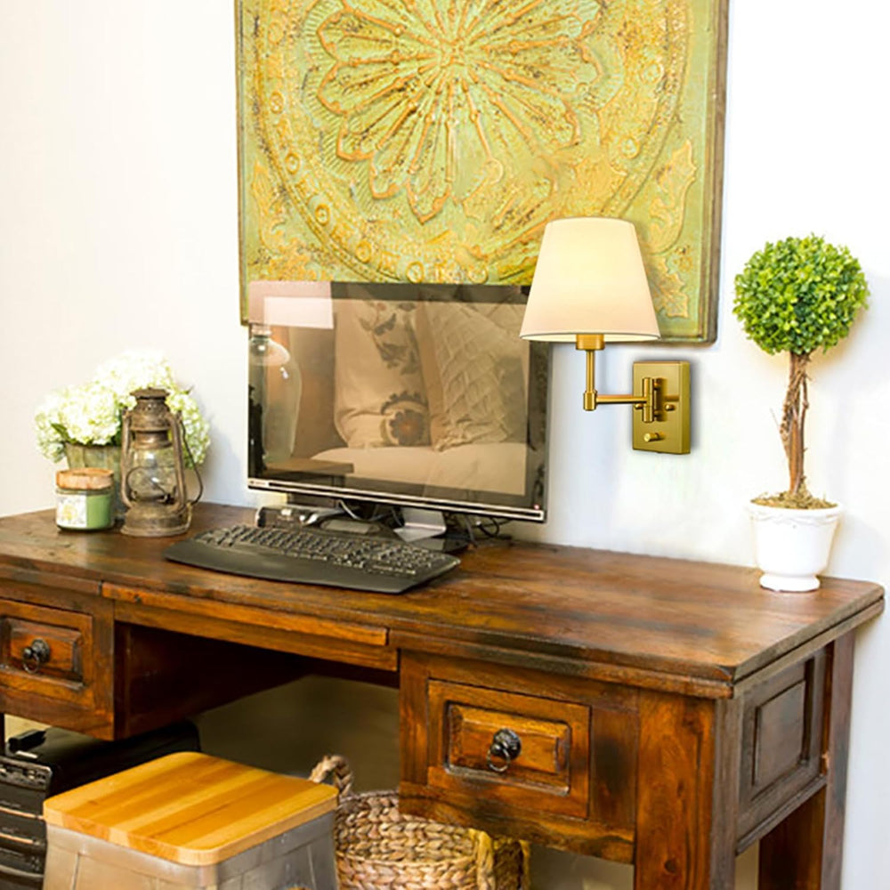 Swing Arm Wall Lamp (Set of 2) - From Where Finds -