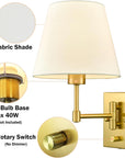 Swing Arm Wall Lamp (Set of 2) - From Where Finds -