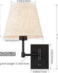 Swing Arm Wall Lamp (Set of 2) - From Where Finds -