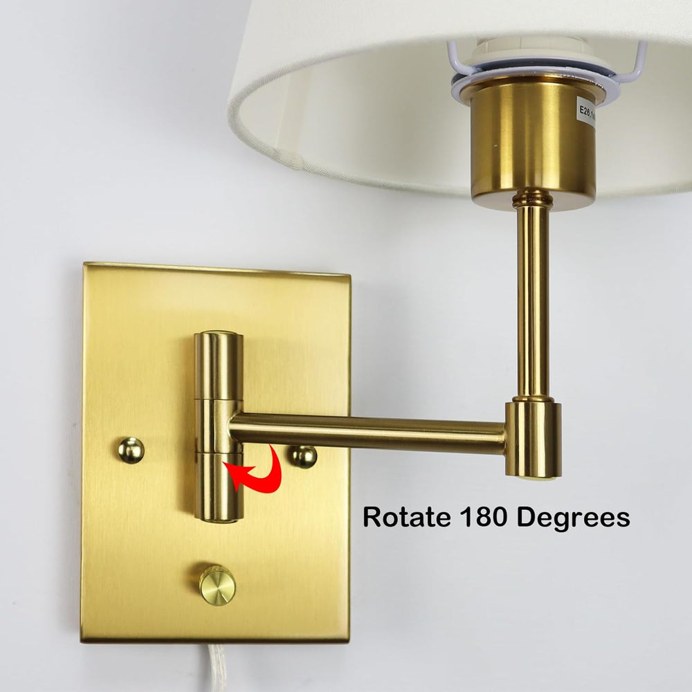 Swing Arm Wall Lamp (Set of 2) - From Where Finds -