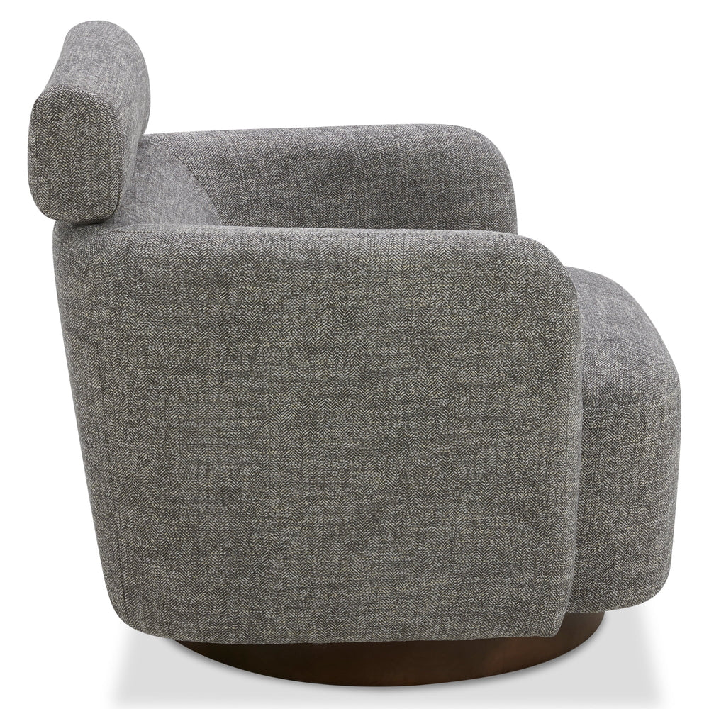 Swivel Accent Barrel Chair - From Where -