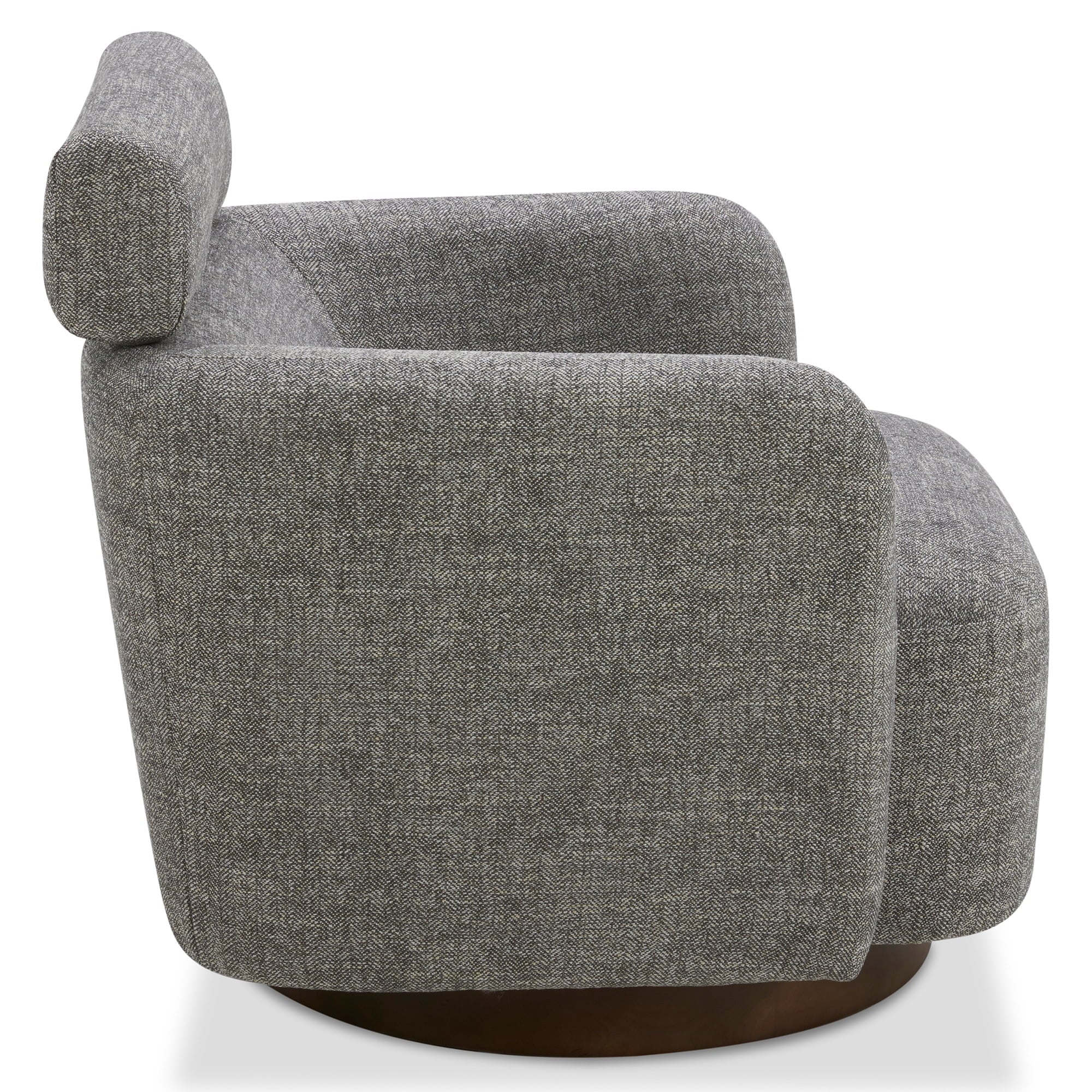 Swivel Accent Barrel Chair - From Where - 