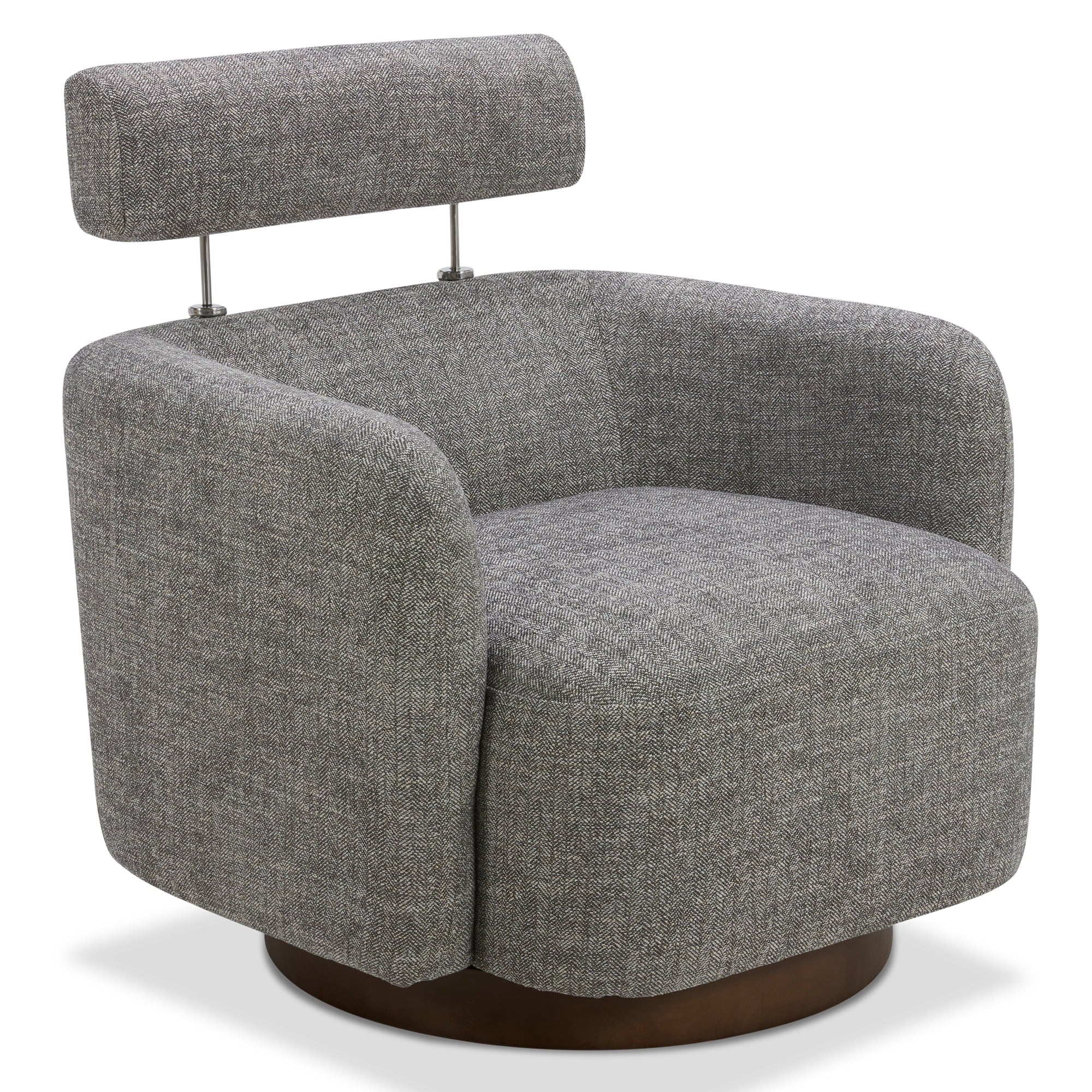 Swivel Accent Barrel Chair - From Where - 
