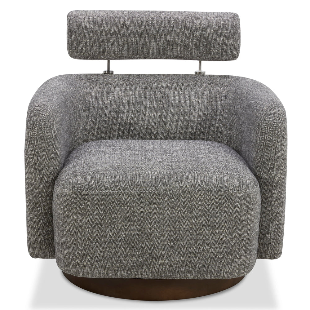 Swivel Accent Barrel Chair - From Where -