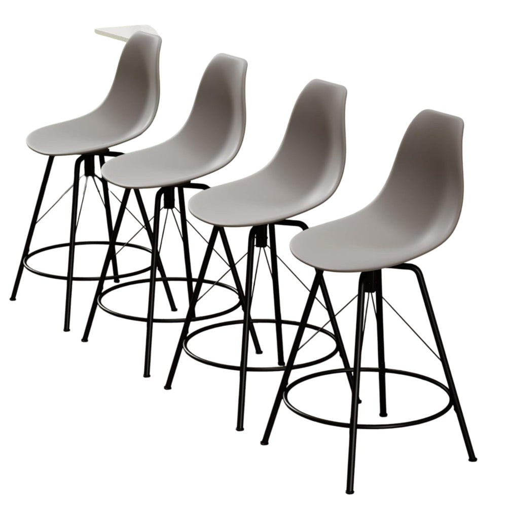 Swivel Bar Stool (Set of 4) - From Where - 