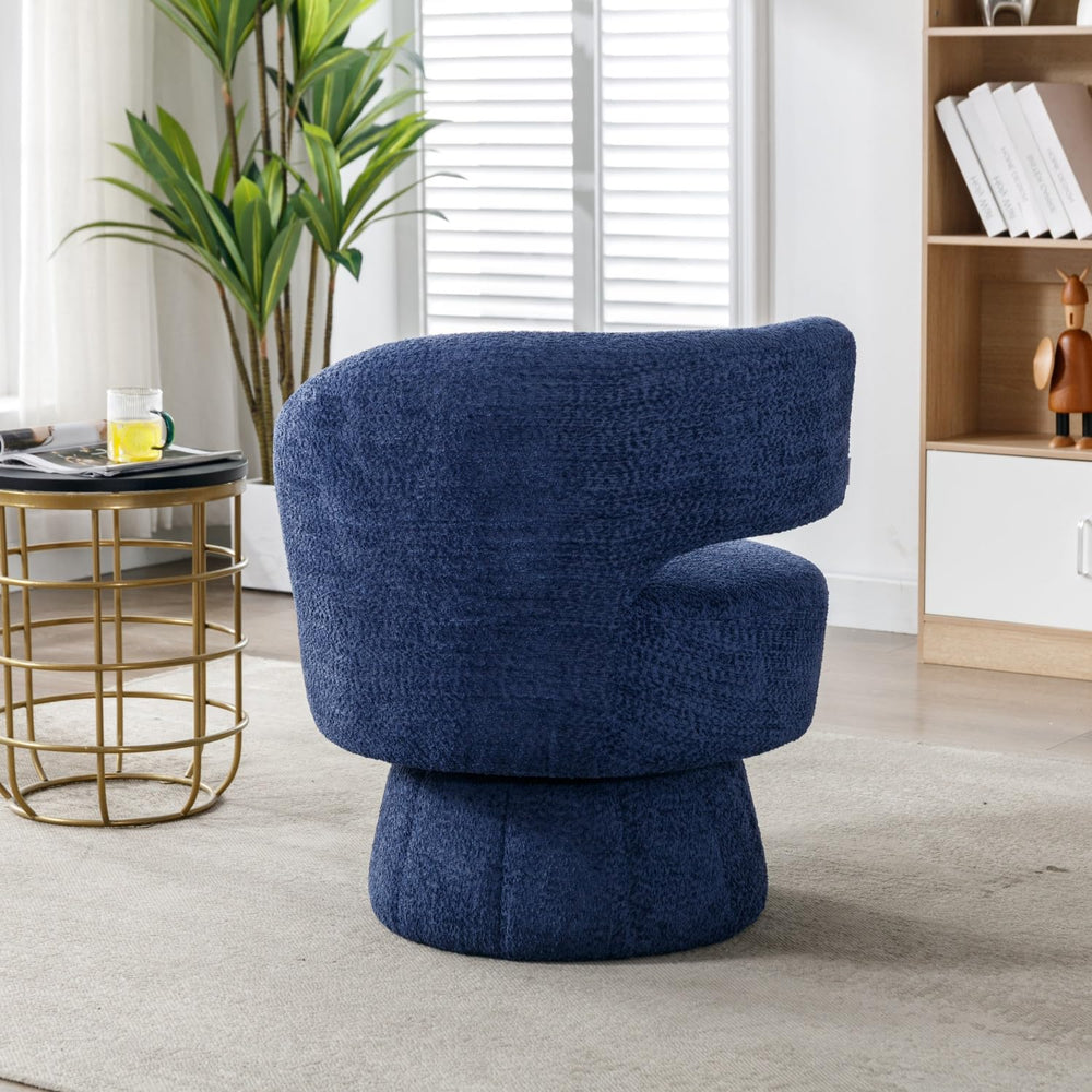 Swivel Cuddle Barrel Accent Chairs - From Where - 