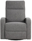 Swivel Glider Recliner in Gray - From Where - 