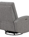 Swivel Glider Recliner in Gray - From Where - 