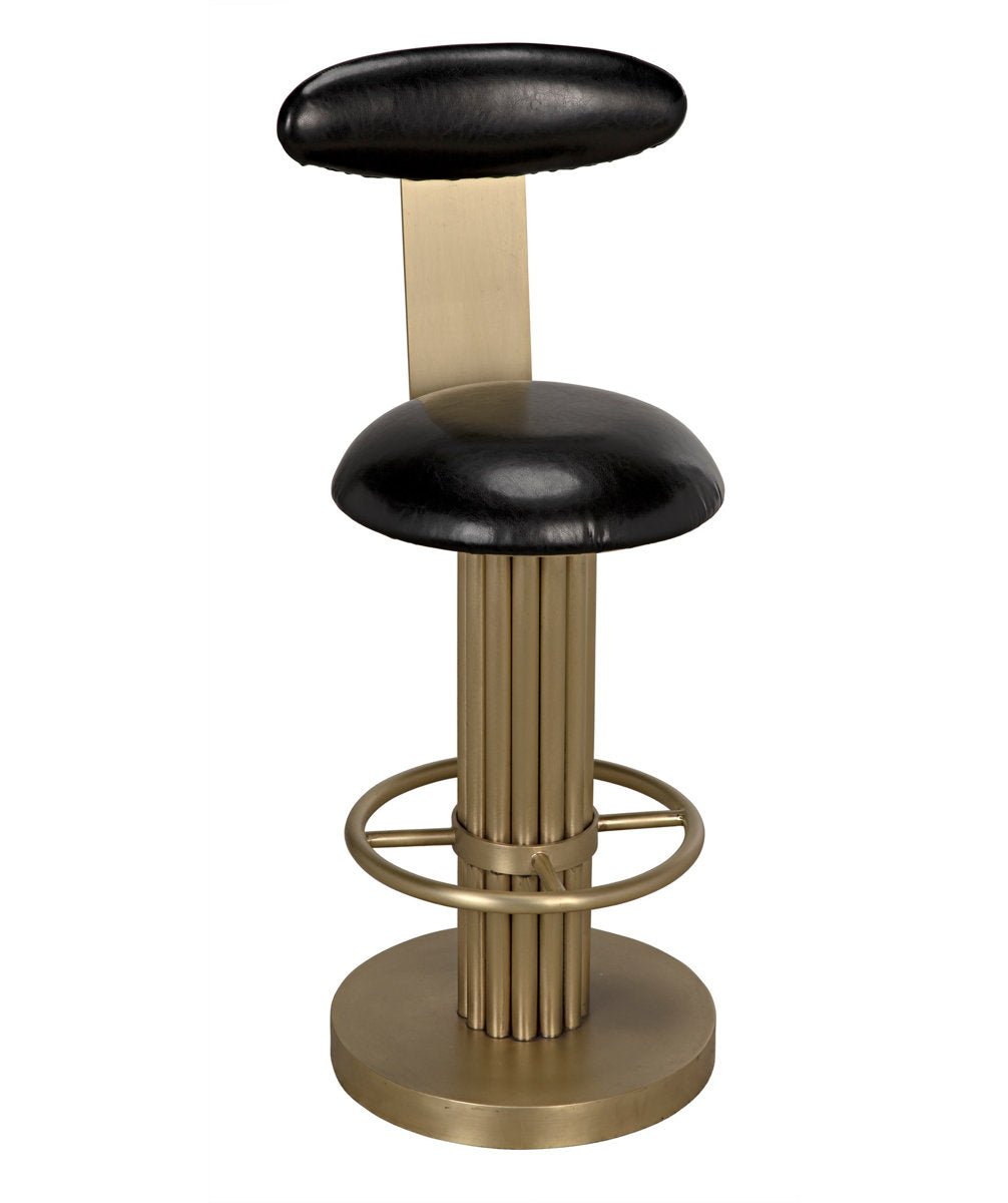 Swivel Upholstered Counter Stool - From Where - 
