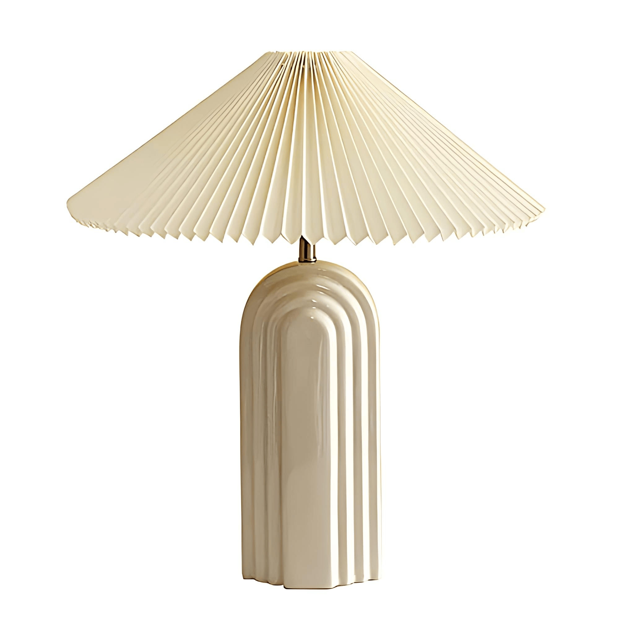 Table Lamp with TC Fabric Lampshade - From Where - 