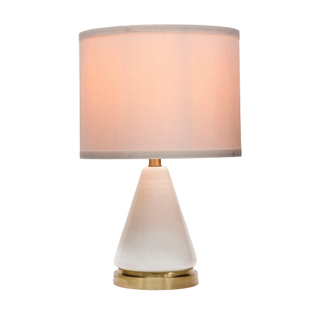 Table Lamp with Triangular Glass Base - From Where -