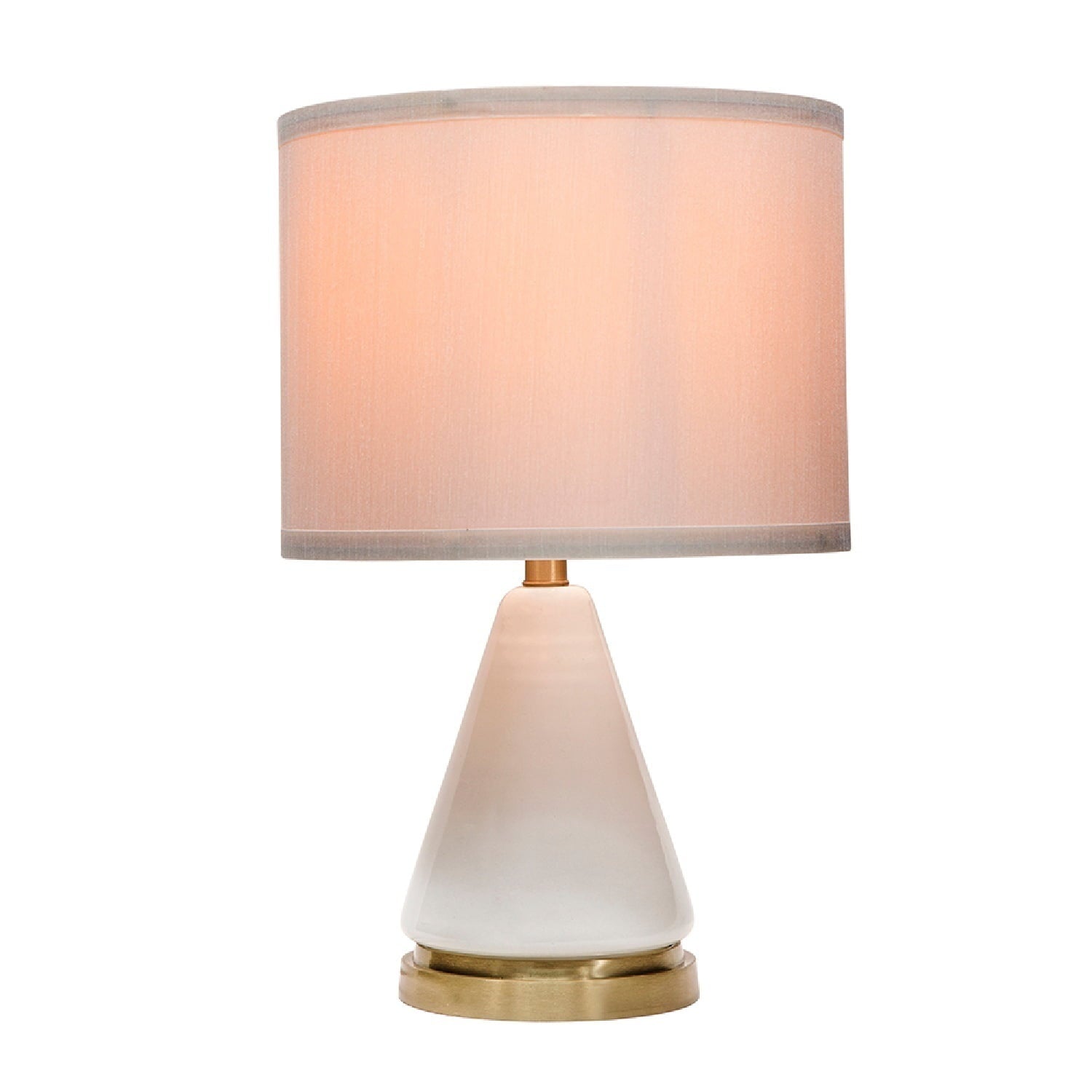 Table Lamp with Triangular Glass Base - From Where - 