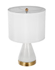 Table Lamp with Triangular Glass Base - From Where - 