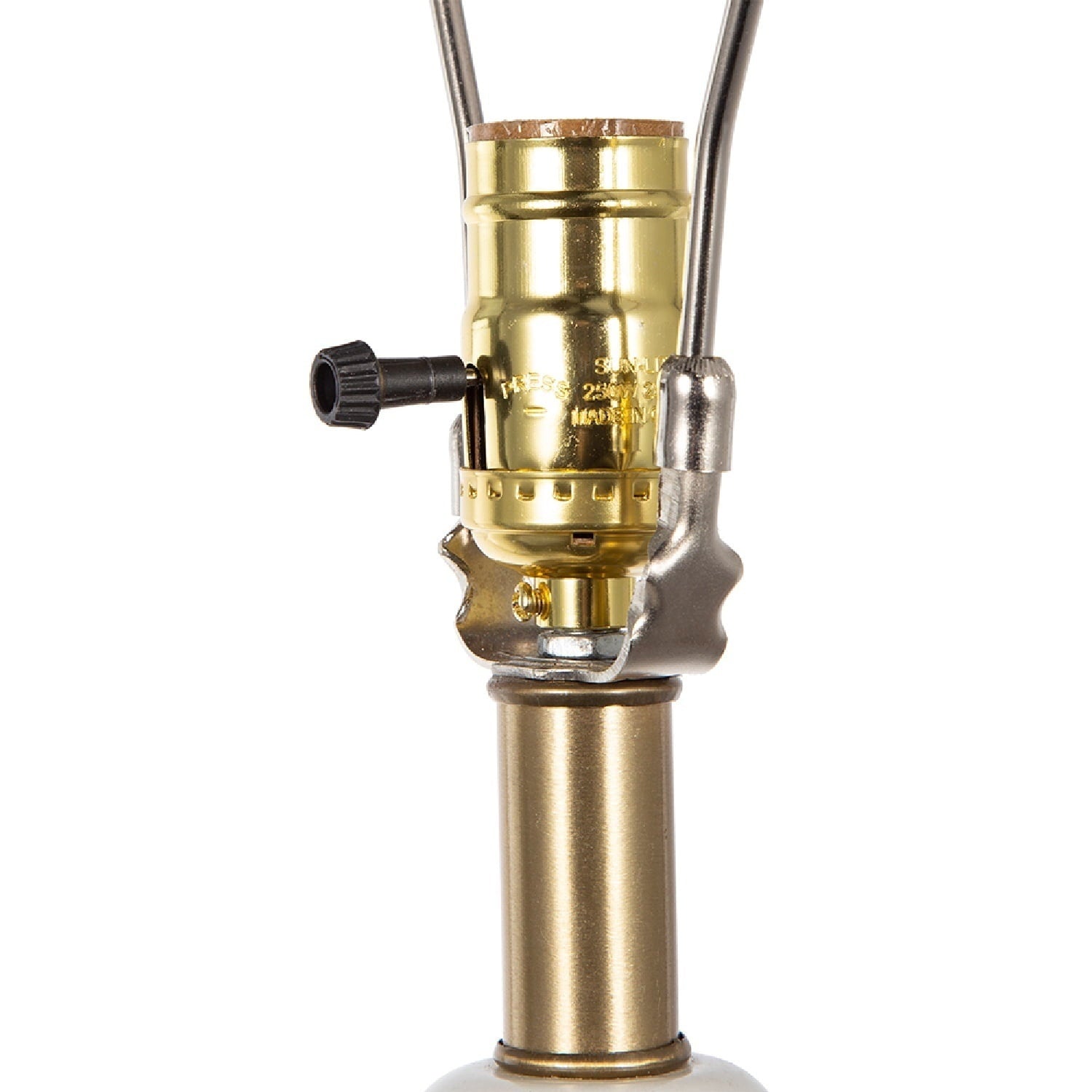 Table Lamp with Triangular Glass Base - From Where - 