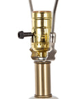 Table Lamp with Triangular Glass Base - From Where - 