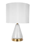 Table Lamp with Triangular Glass Base - From Where - 