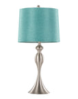 Table Lamps with Turquoise Shade - From Where - 