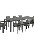 Tahoe 9 - Piece Aluminum Outdoor Dining Set - From Where Finds - 