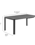Tahoe 9 - Piece Aluminum Outdoor Dining Set - From Where Finds - 
