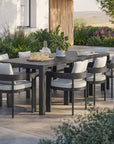 Tahoe 9 - Piece Aluminum Outdoor Dining Set - From Where Finds - 