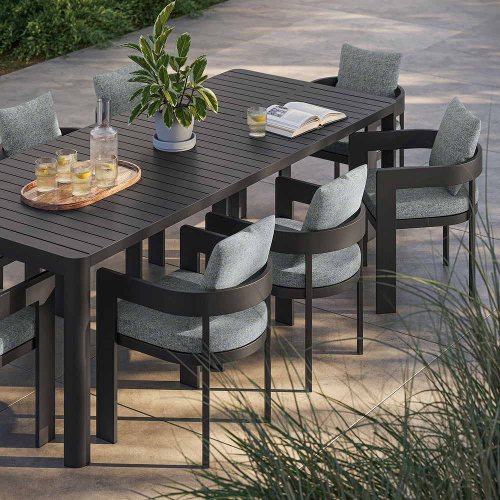 Tahoe 9 - Piece Aluminum Outdoor Dining Set - From Where Finds - 