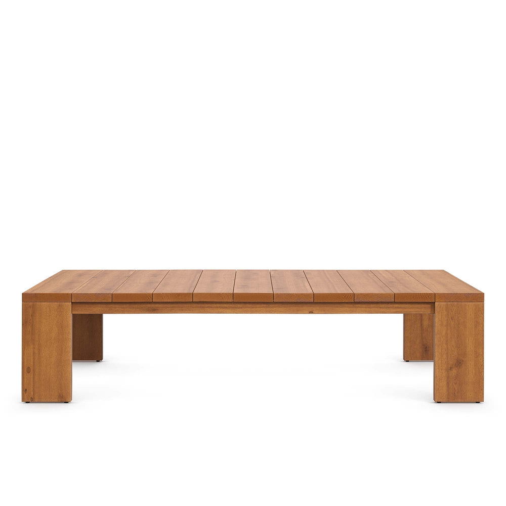 Tahoe Outdoor Patio Acacia Wood Coffee Table - From Where Finds - 