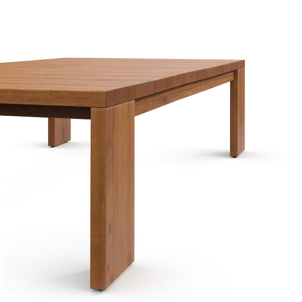 Tahoe Outdoor Patio Acacia Wood Coffee Table - From Where Finds - 