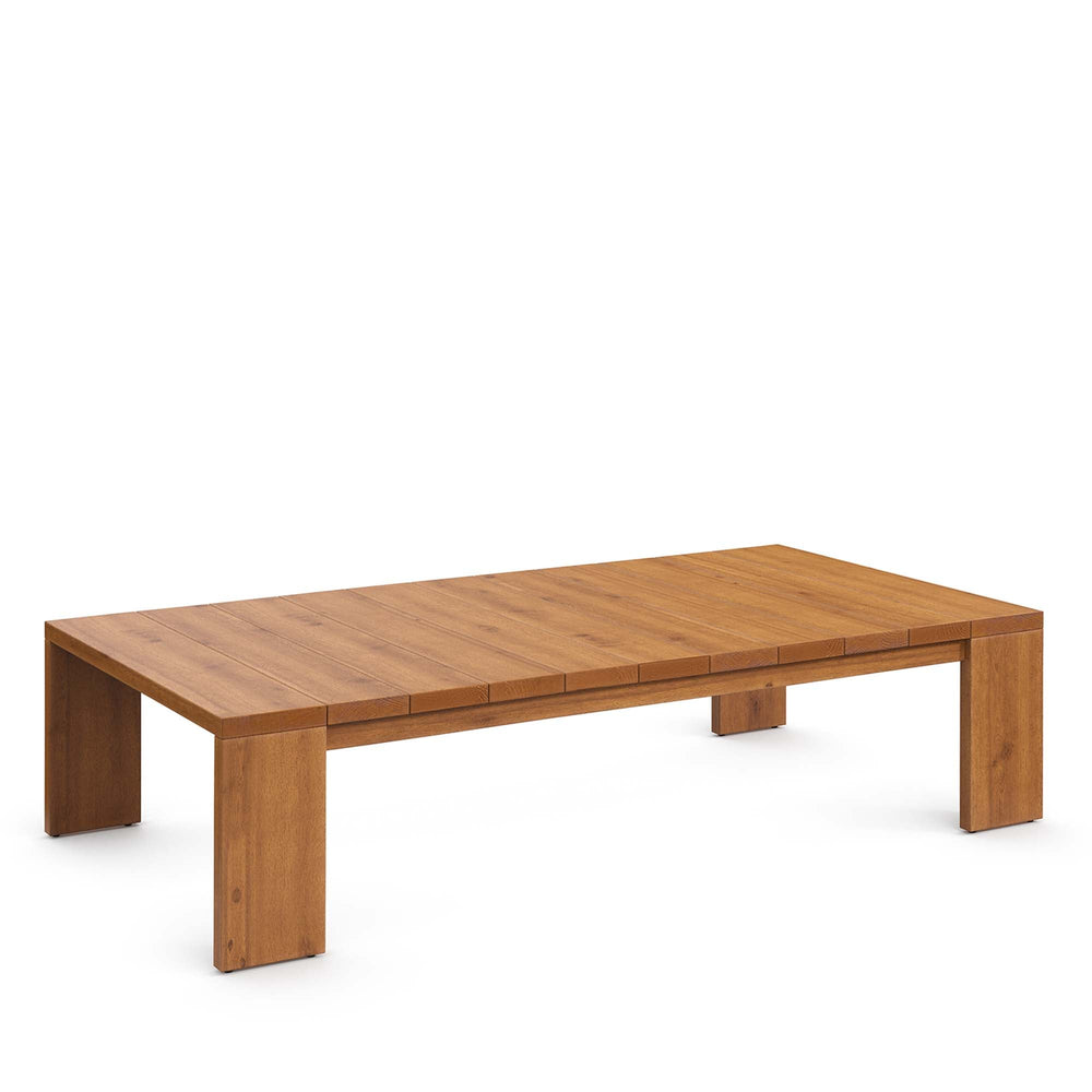 Tahoe Outdoor Patio Acacia Wood Coffee Table - From Where Finds - 