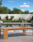 Tahoe Outdoor Patio Acacia Wood Coffee Table - From Where Finds - 