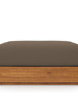 Tahoe Outdoor Patio Acacia Wood Ottoman - From Where Finds - 