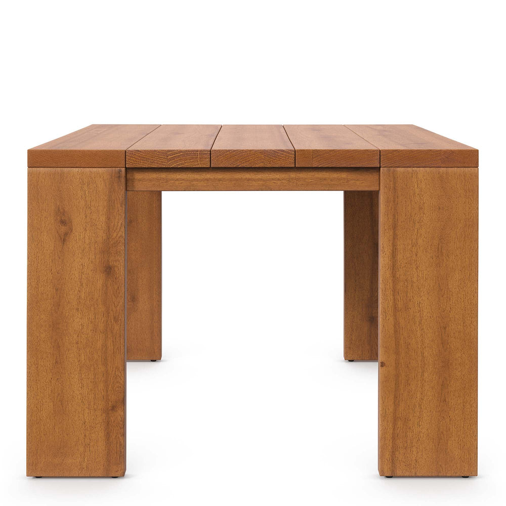 Tahoe Outdoor Patio Acacia Wood Side Table - From Where Finds - 