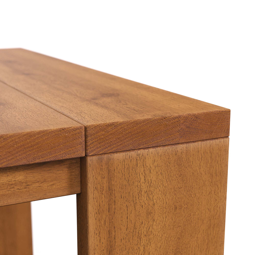 Tahoe Outdoor Patio Acacia Wood Side Table - From Where Finds - 