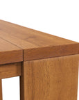Tahoe Outdoor Patio Acacia Wood Side Table - From Where Finds - 