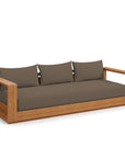 Tahoe Outdoor Patio Acacia Wood Sofa - From Where Finds - 
