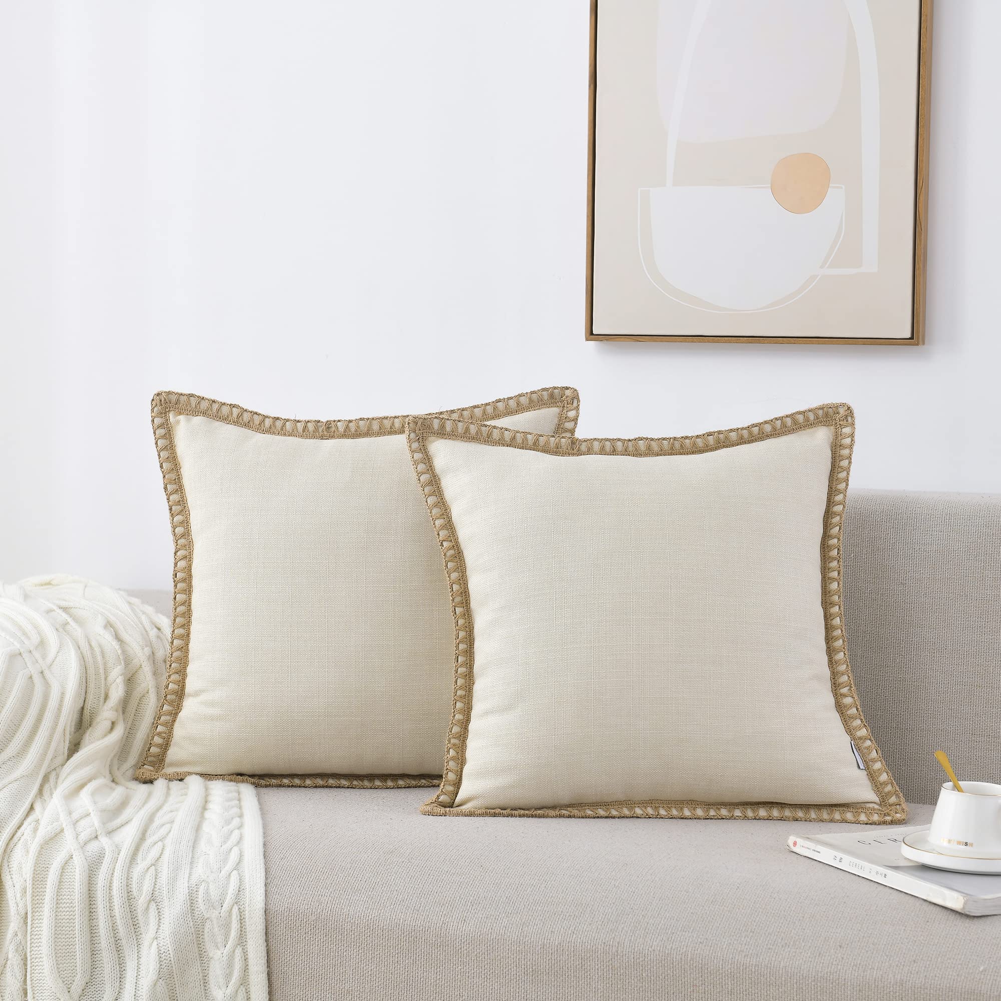 Tailored Edges Pillow Covers - From Where - 