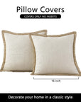 Tailored Edges Pillow Covers - From Where - 