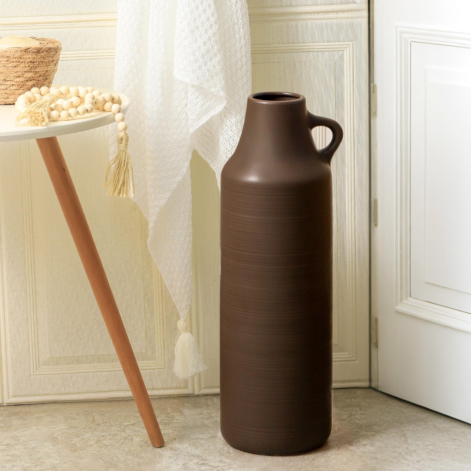 Tall Floor Vase with Handles - From Where - 