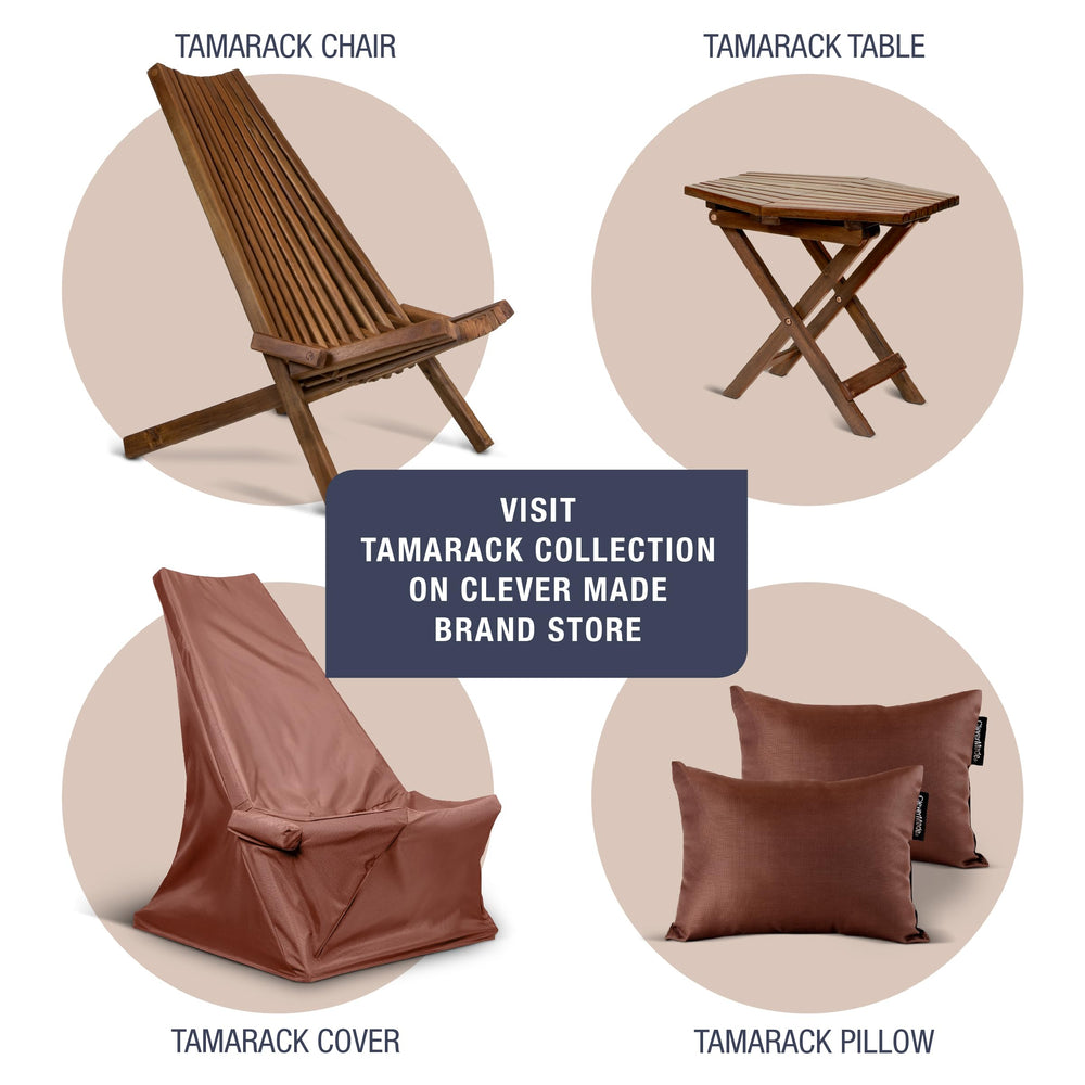 Tamarack Folding Wooden Outdoor Chair - From Where - 