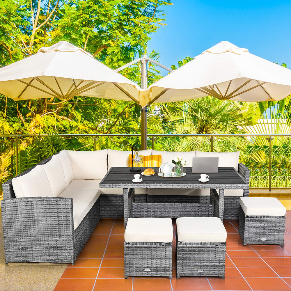 Tangkula 7 Pieces Patio Furniture Set - From Where - 