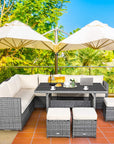 Tangkula 7 Pieces Patio Furniture Set - From Where - 