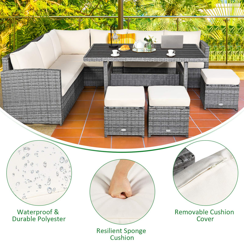 Tangkula 7 Pieces Patio Furniture Set - From Where - 