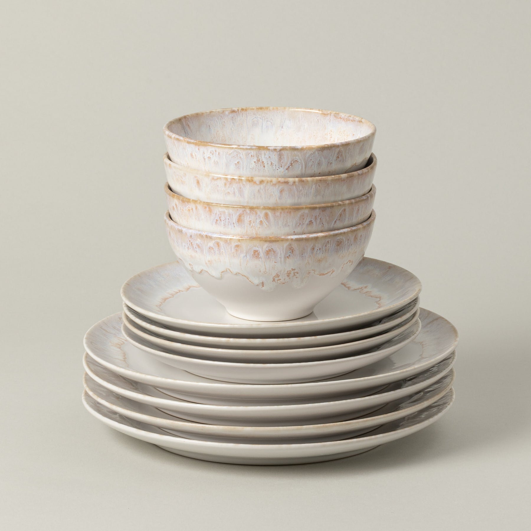 Taormina 12 - Piece Dinnerware Set with Cereal Bowl - From Where Finds - 