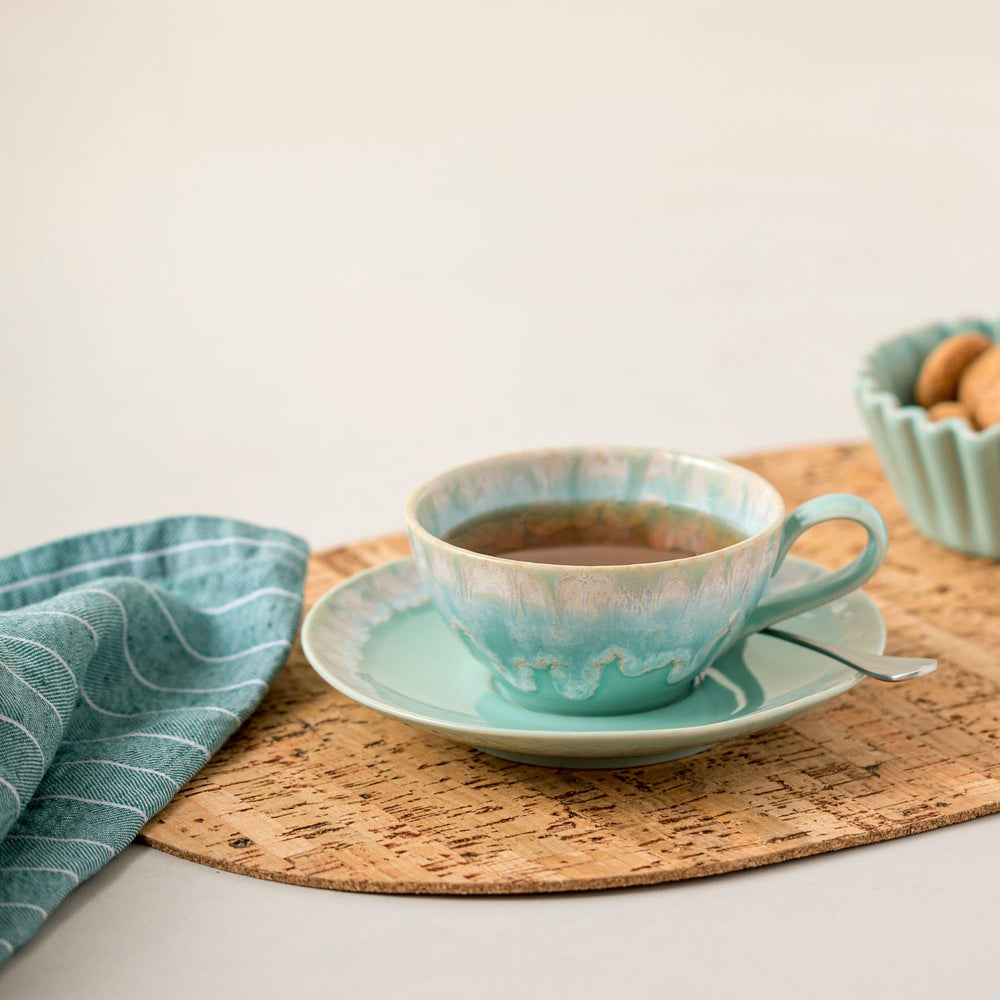 Taormina Tea Cup and Saucer (Set of 6) - From Where Finds - 