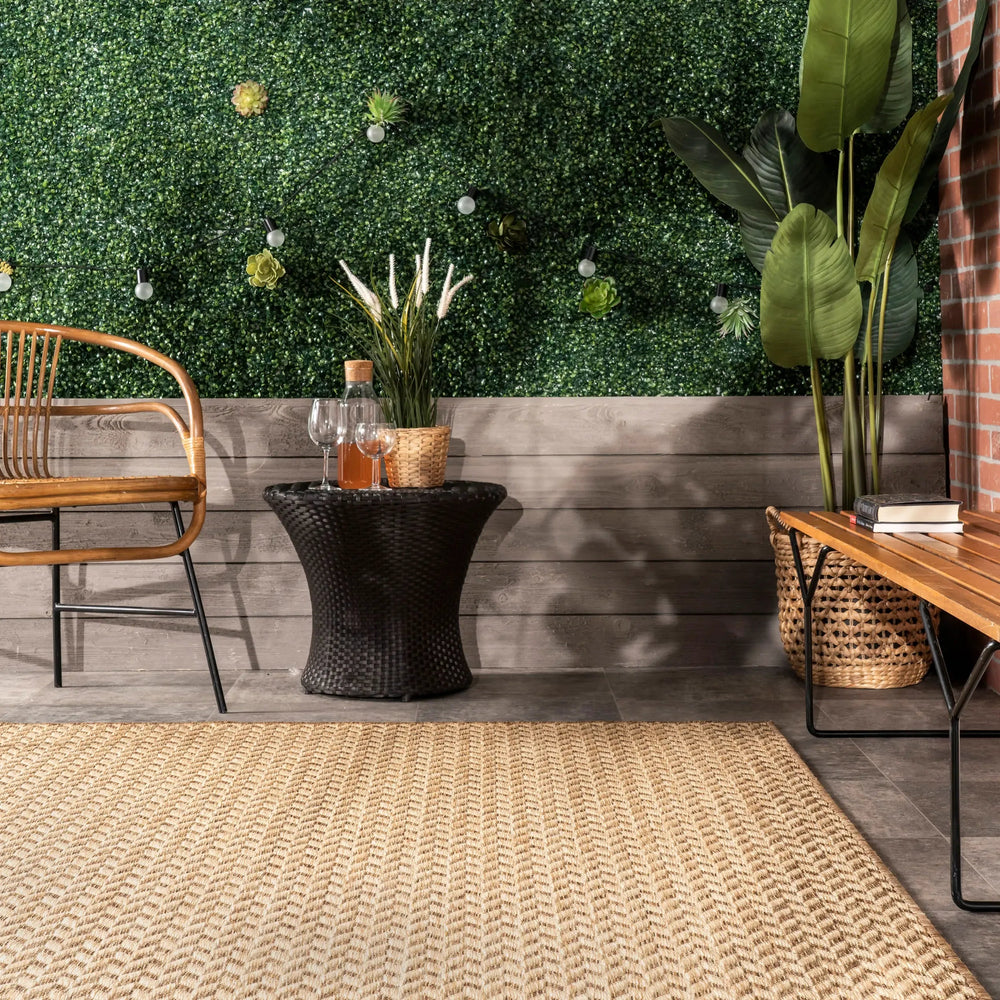 Taraji Herringbone Indoor/Outdoor Rug - From Where Finds - 